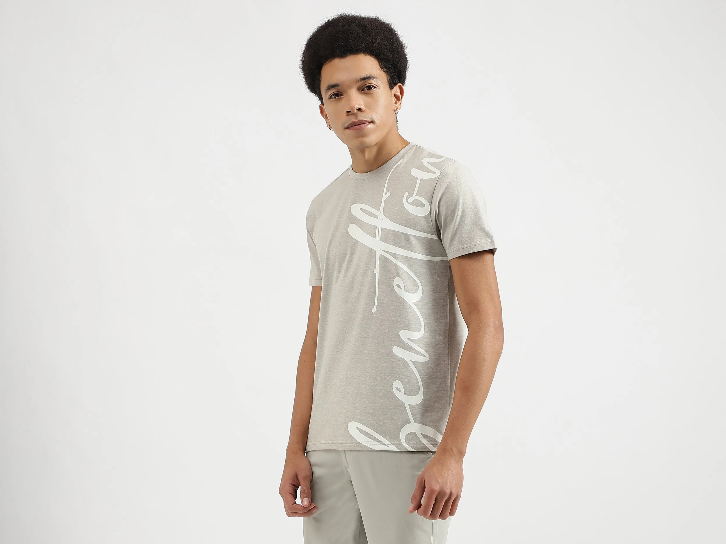 Relaxed Fit Round Neck Printed T-Shirts