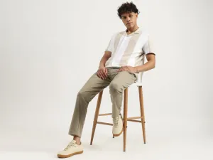 Relaxed Resort Collar Striped Shirt