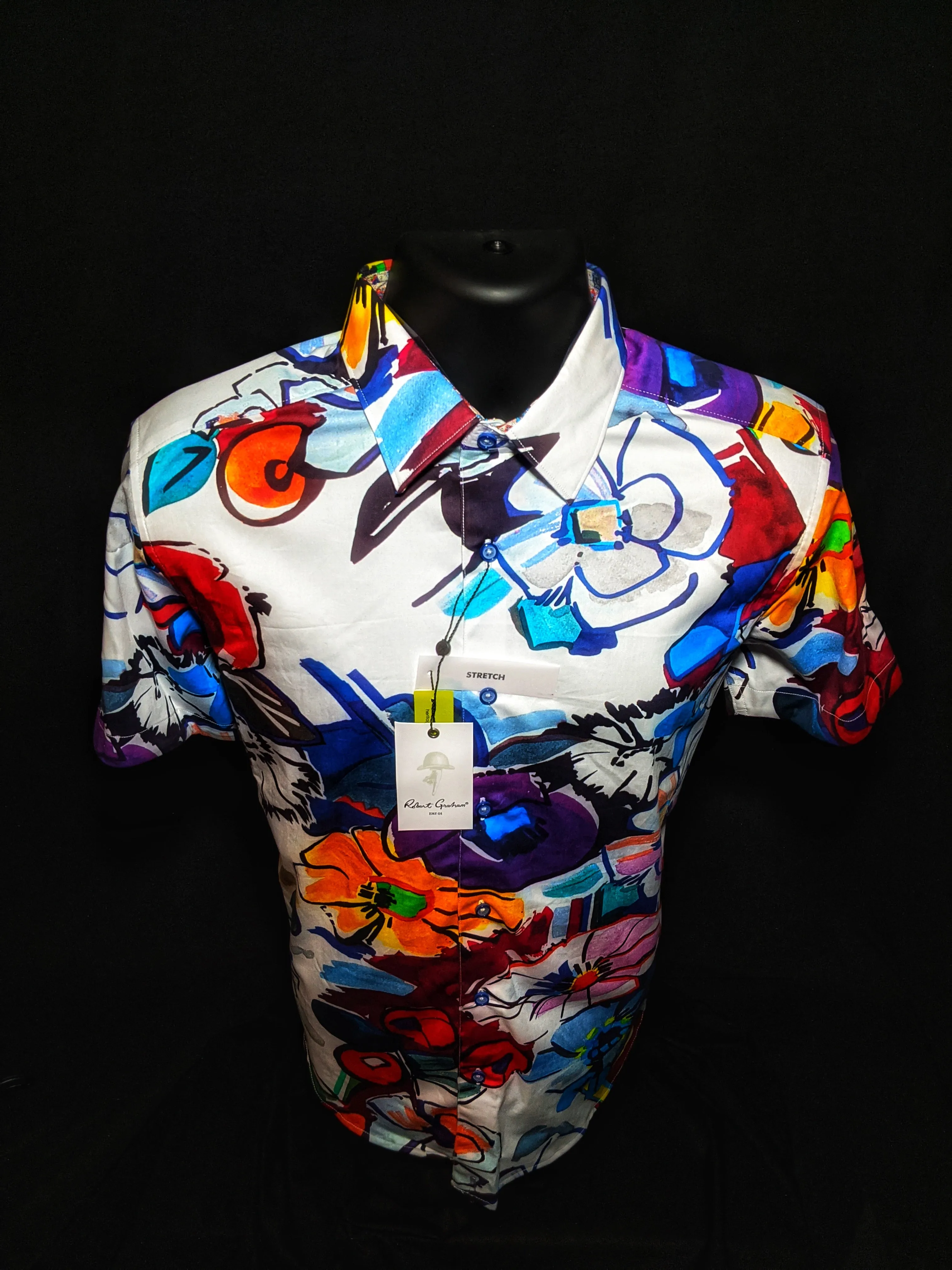 Robert Graham Danti Colorful Short Sleeve Classic Shirt