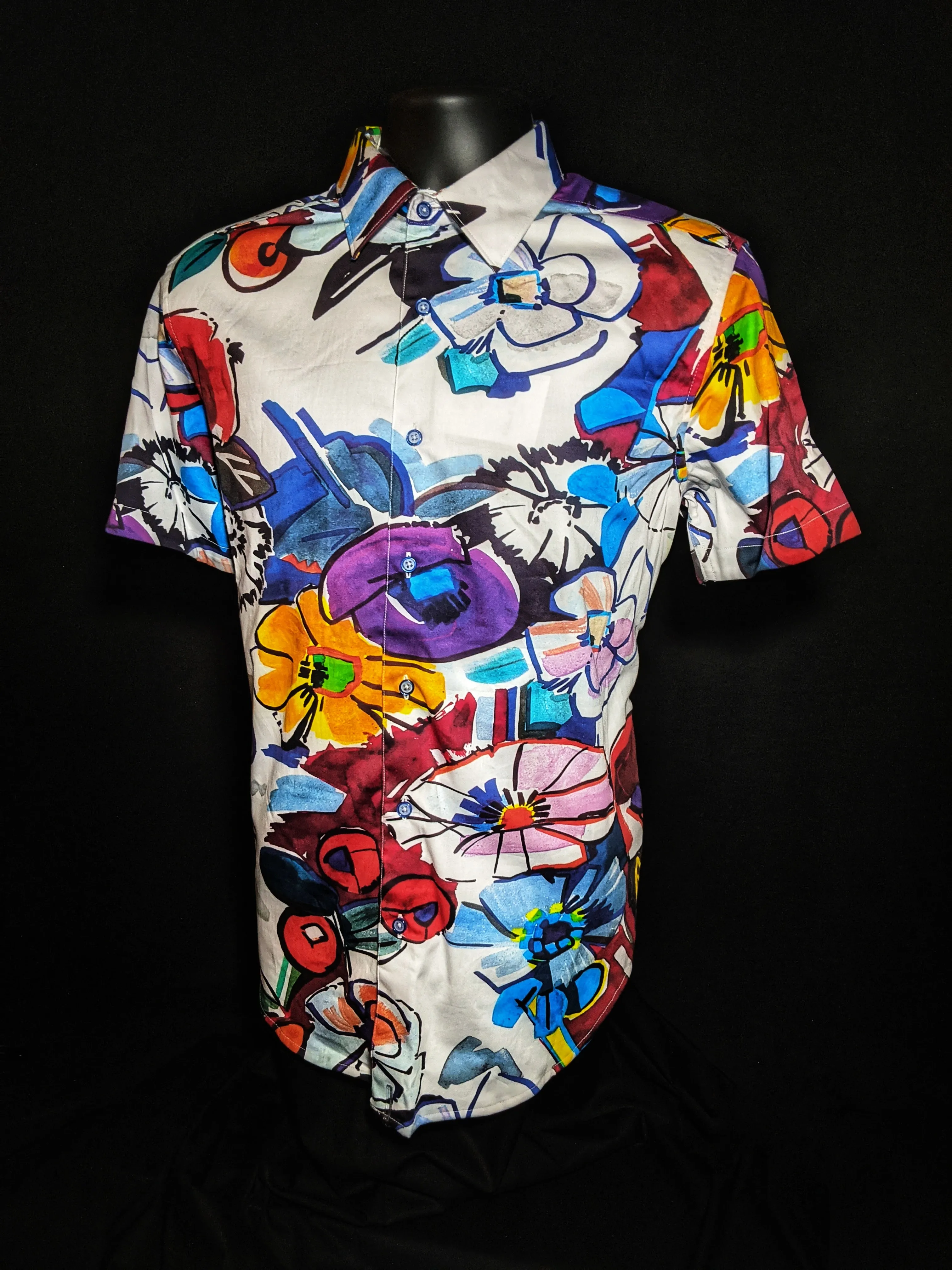 Robert Graham Danti Colorful Short Sleeve Classic Shirt