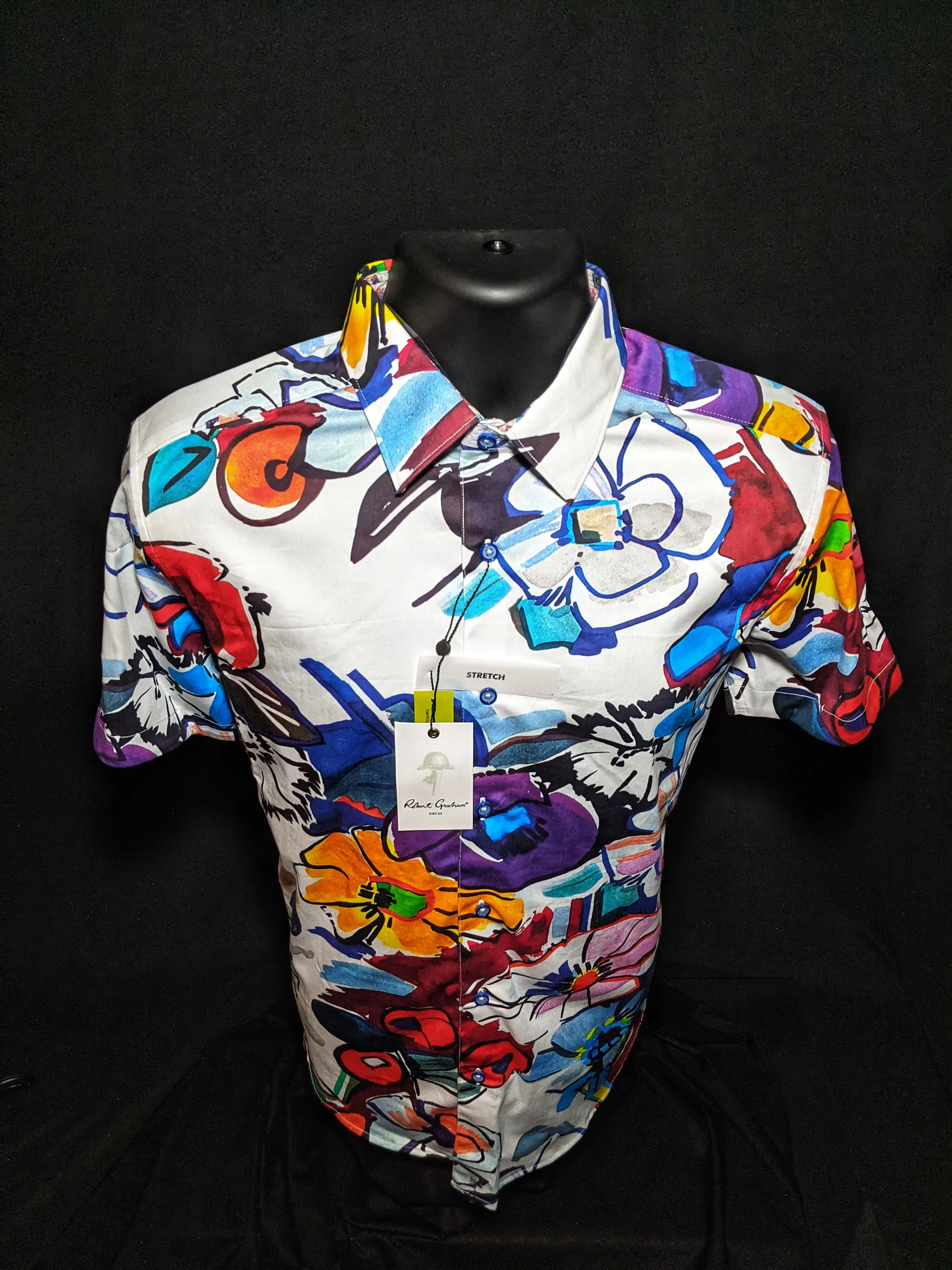 Robert Graham Danti Colorful Short Sleeve Classic Shirt