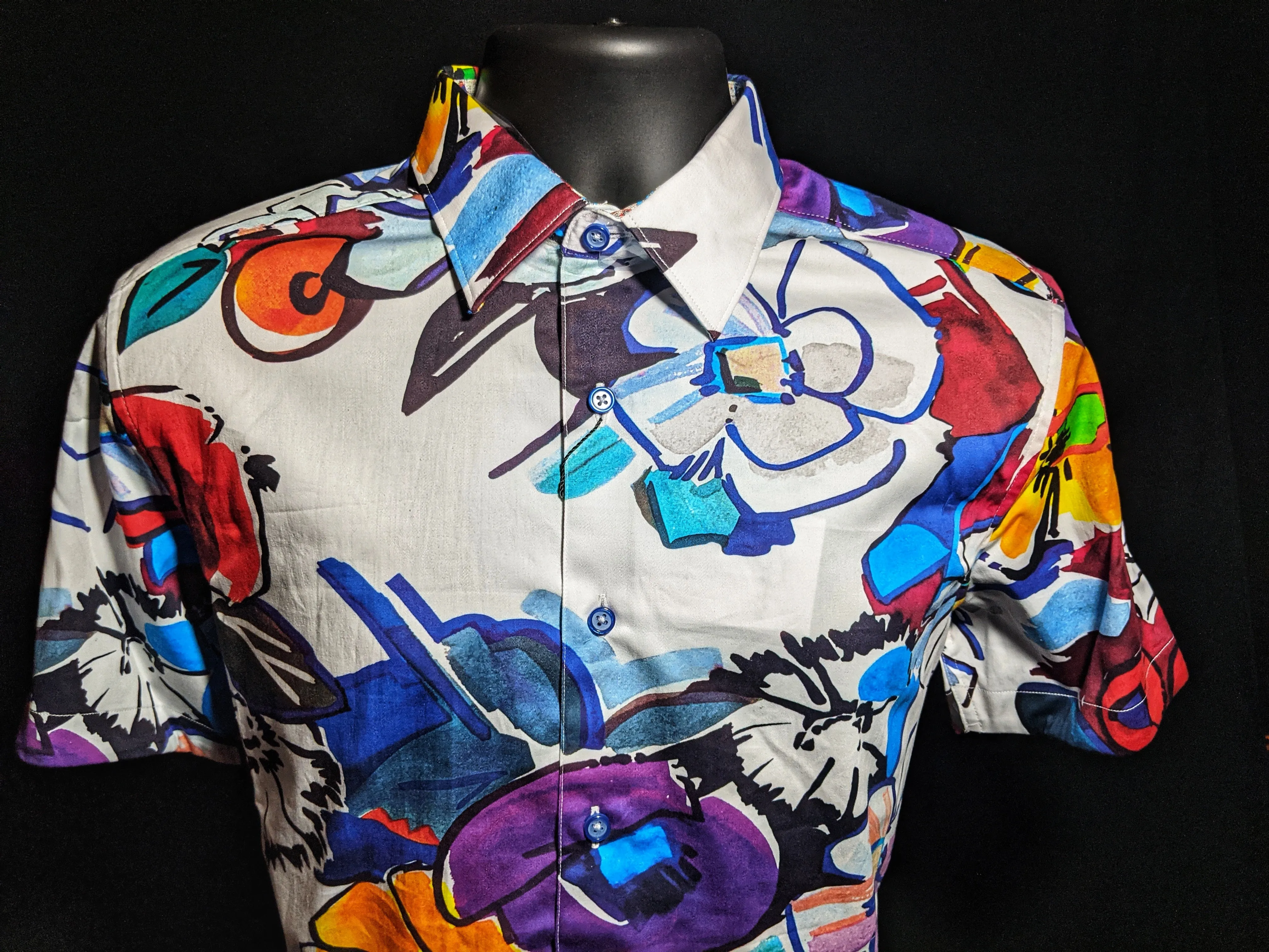 Robert Graham Danti Colorful Short Sleeve Classic Shirt