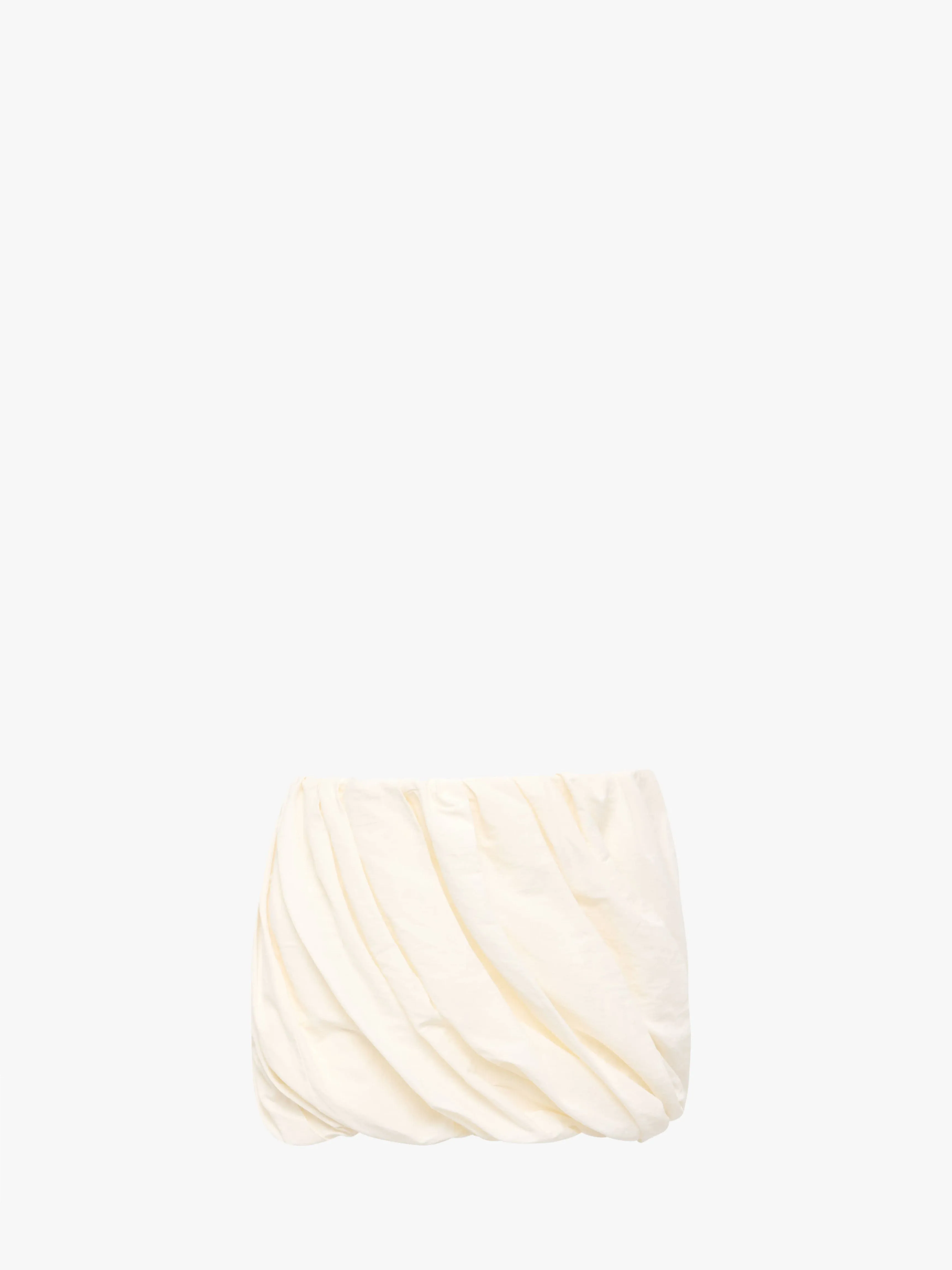ROLLED HEMLINE MINI SKIRT