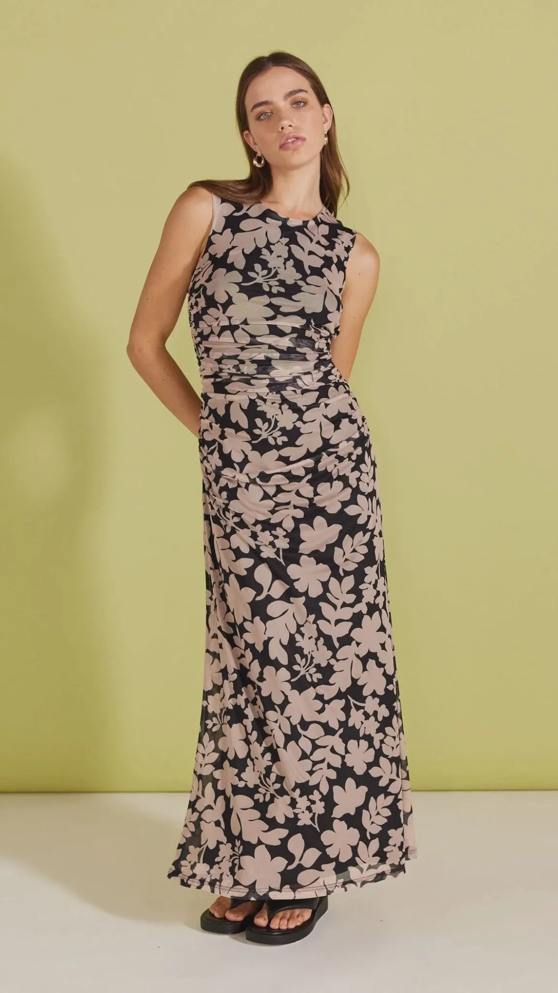 Selita Mesh Midi Dress