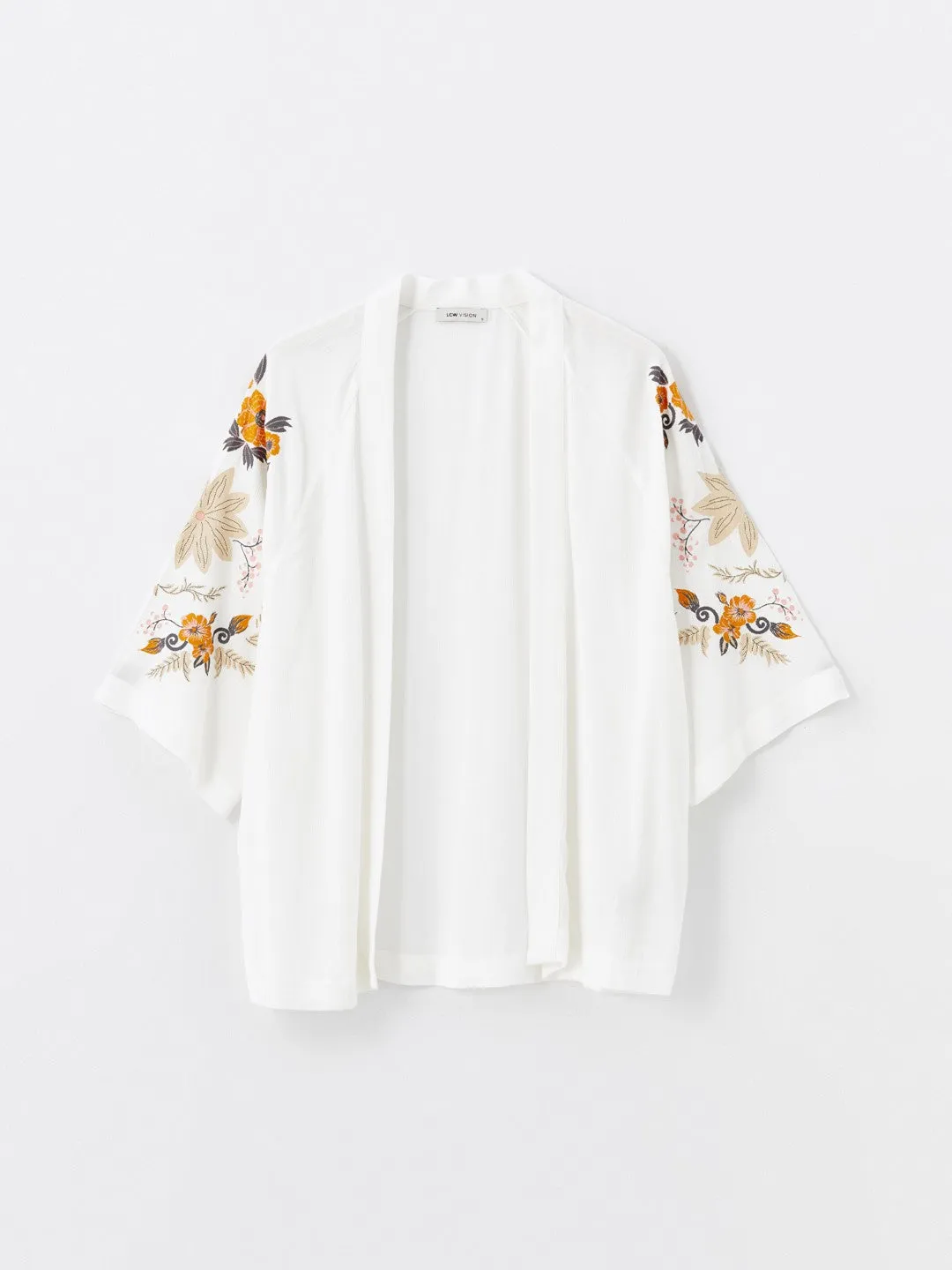 Shawl Collar Floral Oversize Women's Kimono