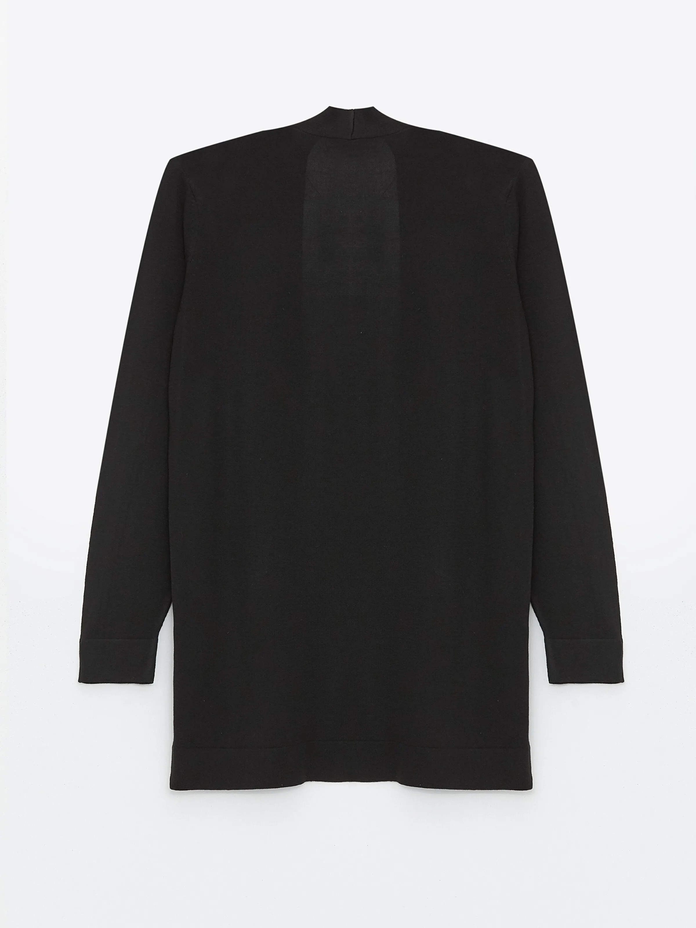 Shawl Collar Plain Long Sleeve Women Knitwear Cardigan