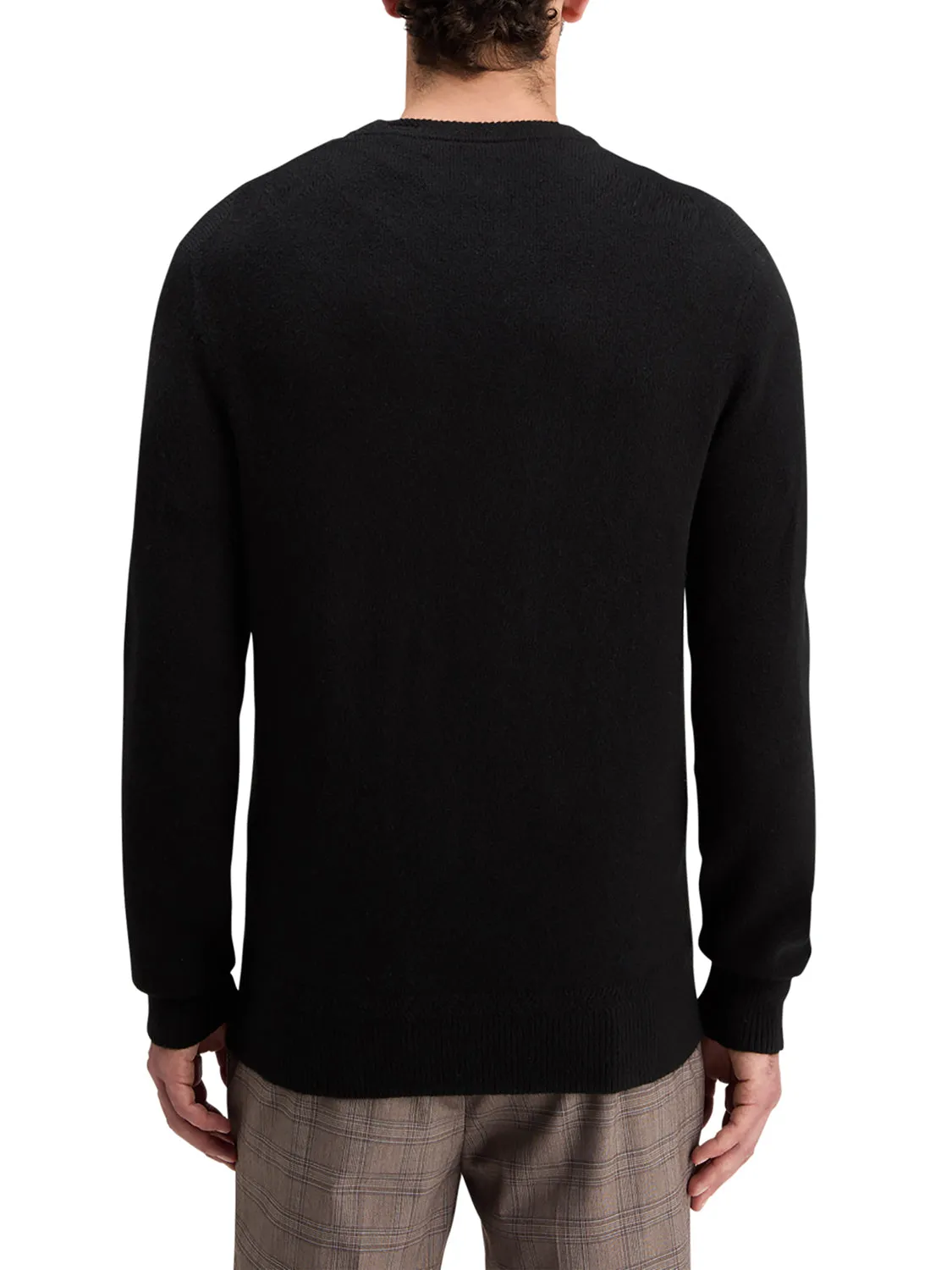 Soft Crew Neck Knit - Black