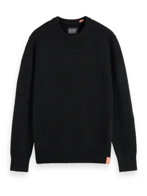 Soft Crew Neck Knit - Black
