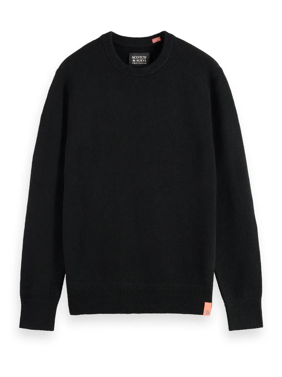 Soft Crew Neck Knit - Black