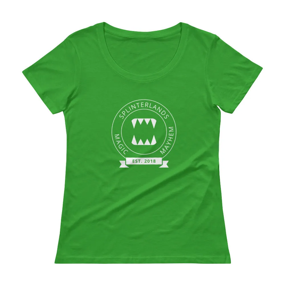 Splinterlands Magic   Mayhem Ladies' Scoopneck T-Shirt