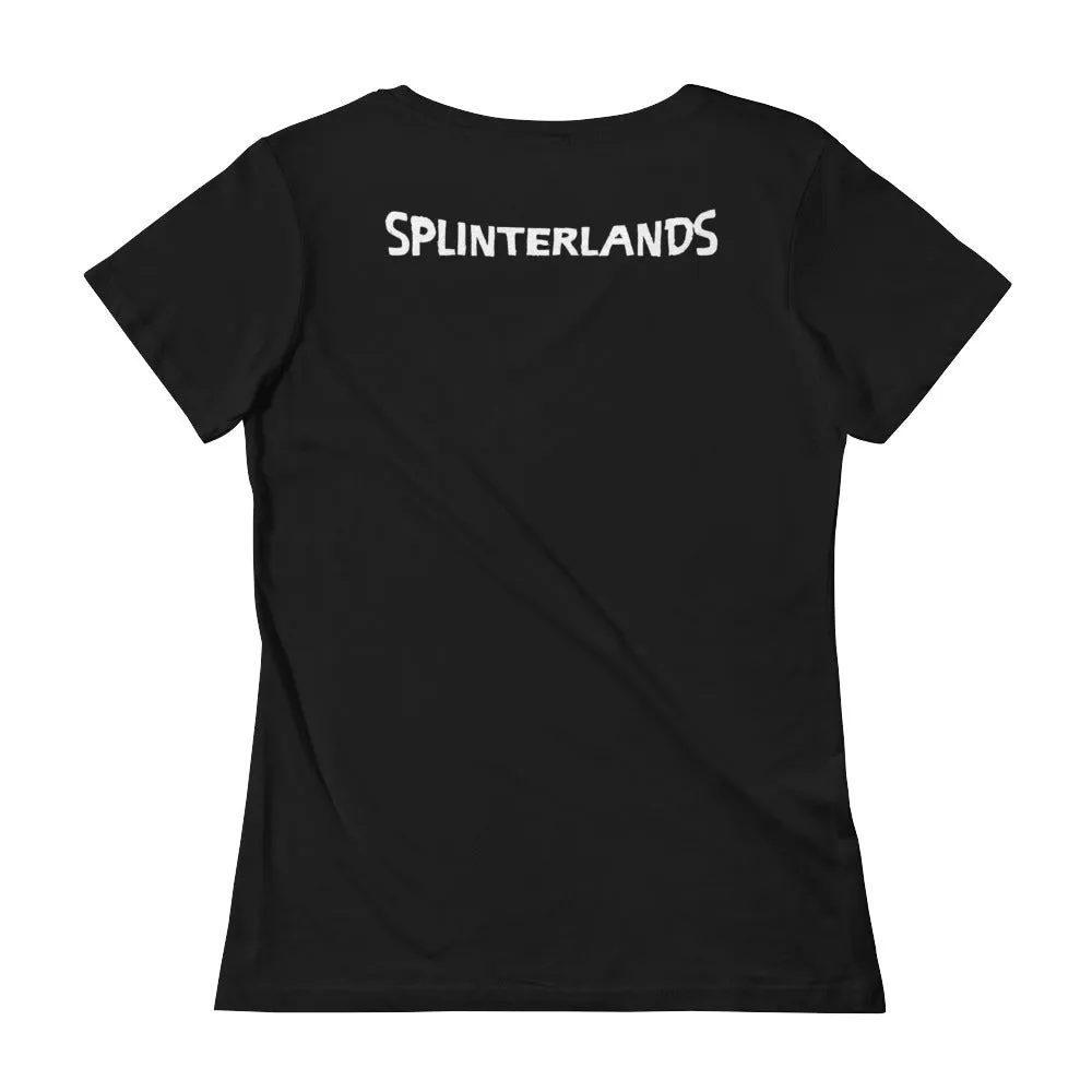 Splinterlands Magic   Mayhem Ladies' Scoopneck T-Shirt