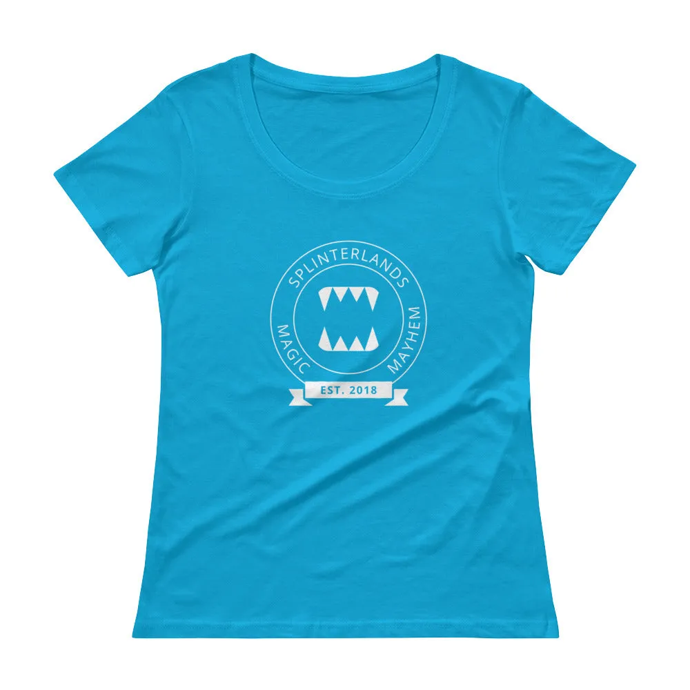 Splinterlands Magic   Mayhem Ladies' Scoopneck T-Shirt
