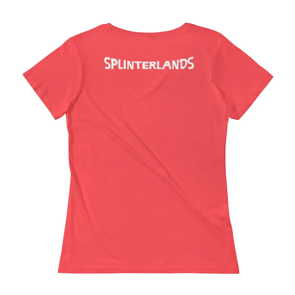 Splinterlands Magic   Mayhem Ladies' Scoopneck T-Shirt
