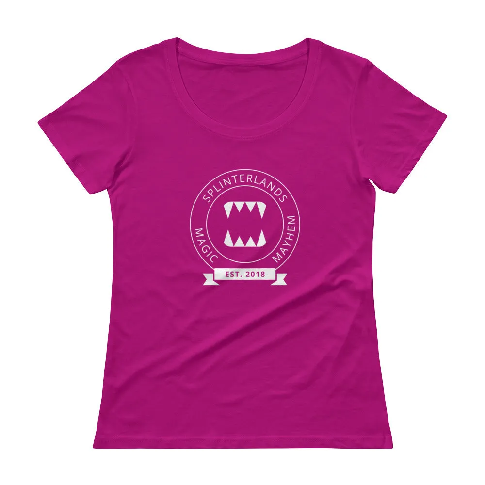 Splinterlands Magic   Mayhem Ladies' Scoopneck T-Shirt