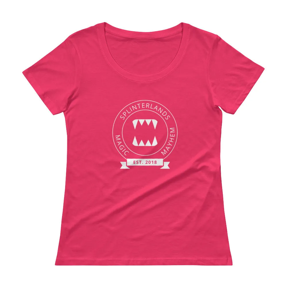 Splinterlands Magic   Mayhem Ladies' Scoopneck T-Shirt