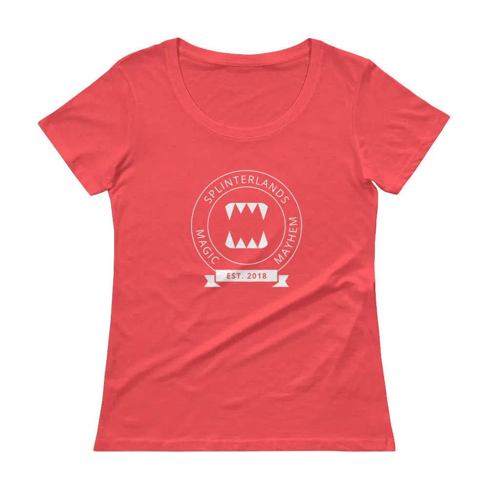 Splinterlands Magic   Mayhem Ladies' Scoopneck T-Shirt
