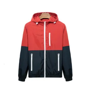 spring men's jacket sportswear Men Fashion Thin Windbreaker jacket Zipper Coats Outwear men's clothing