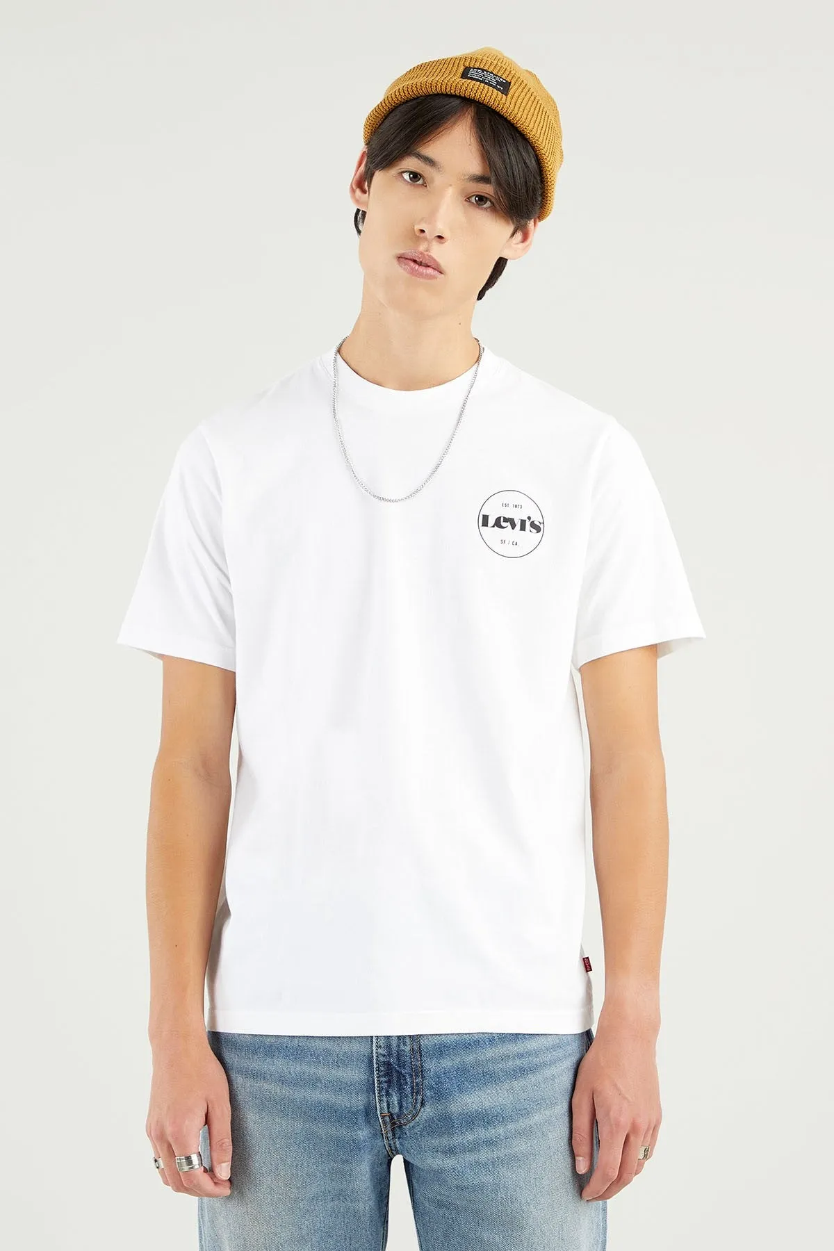 Ss Relaxed Fit Tee Ssnl Mv Logo 2 White