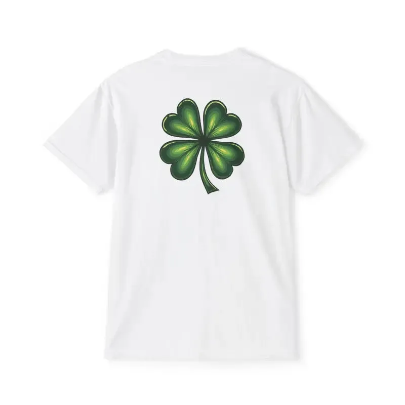 St Patricks Day Clover Pocket Tee Rockin Style