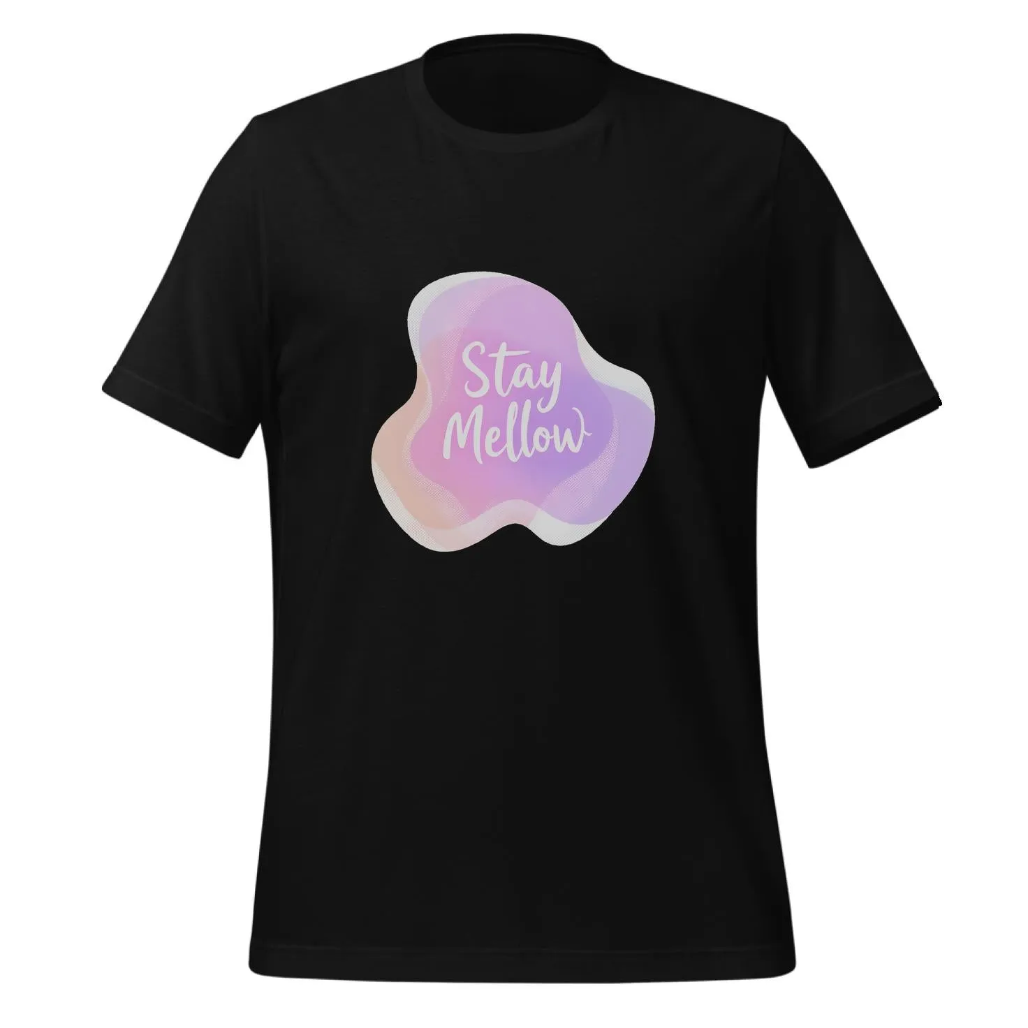 Stay Mellow Abstract Art Design | Classic T-Shirt (Unisex)
