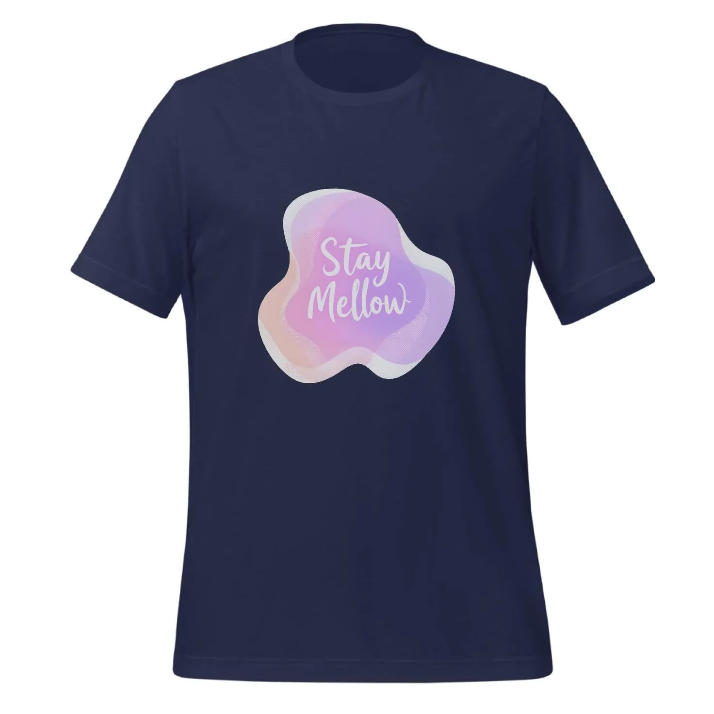 Stay Mellow Abstract Art Design | Classic T-Shirt (Unisex)