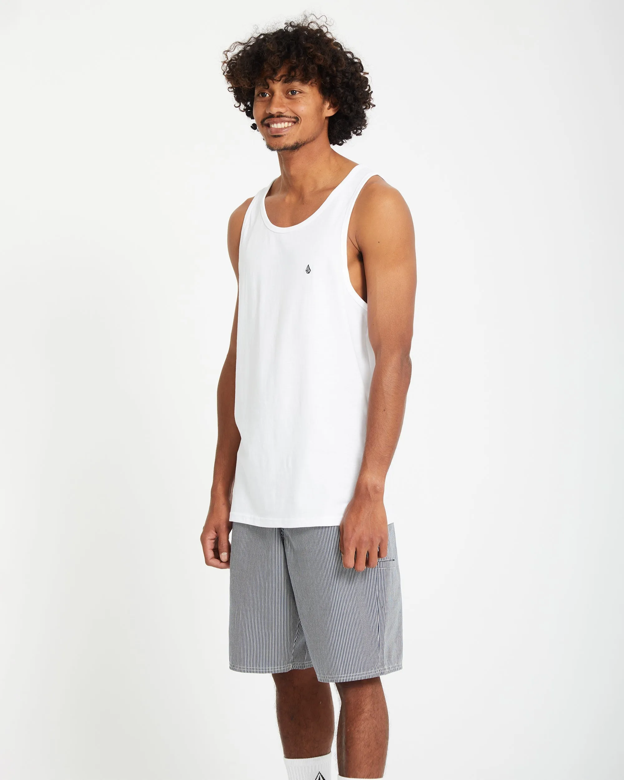 Stone Blanks Tank Top - WHITE