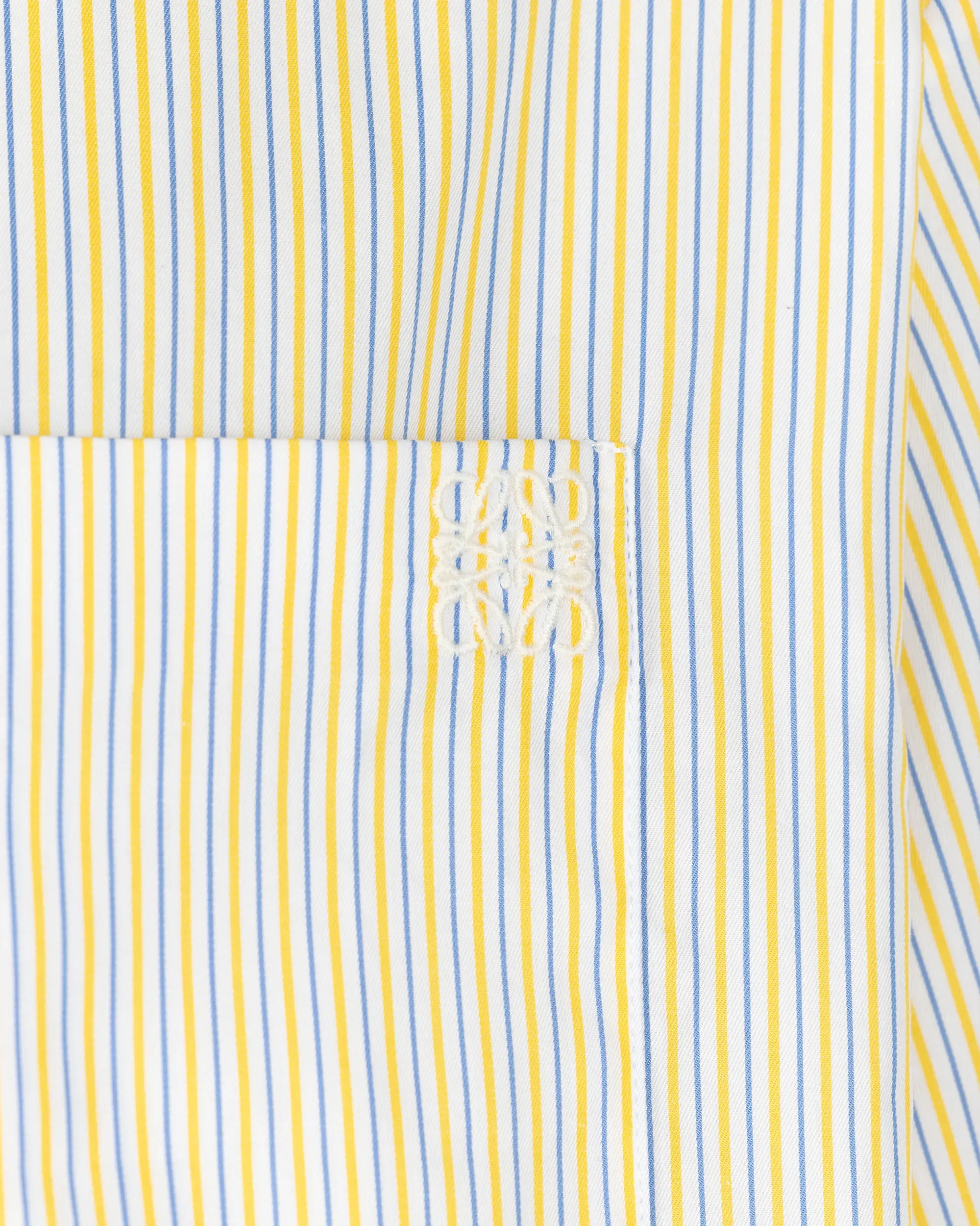 Striped Cropped Pyjama Shirt