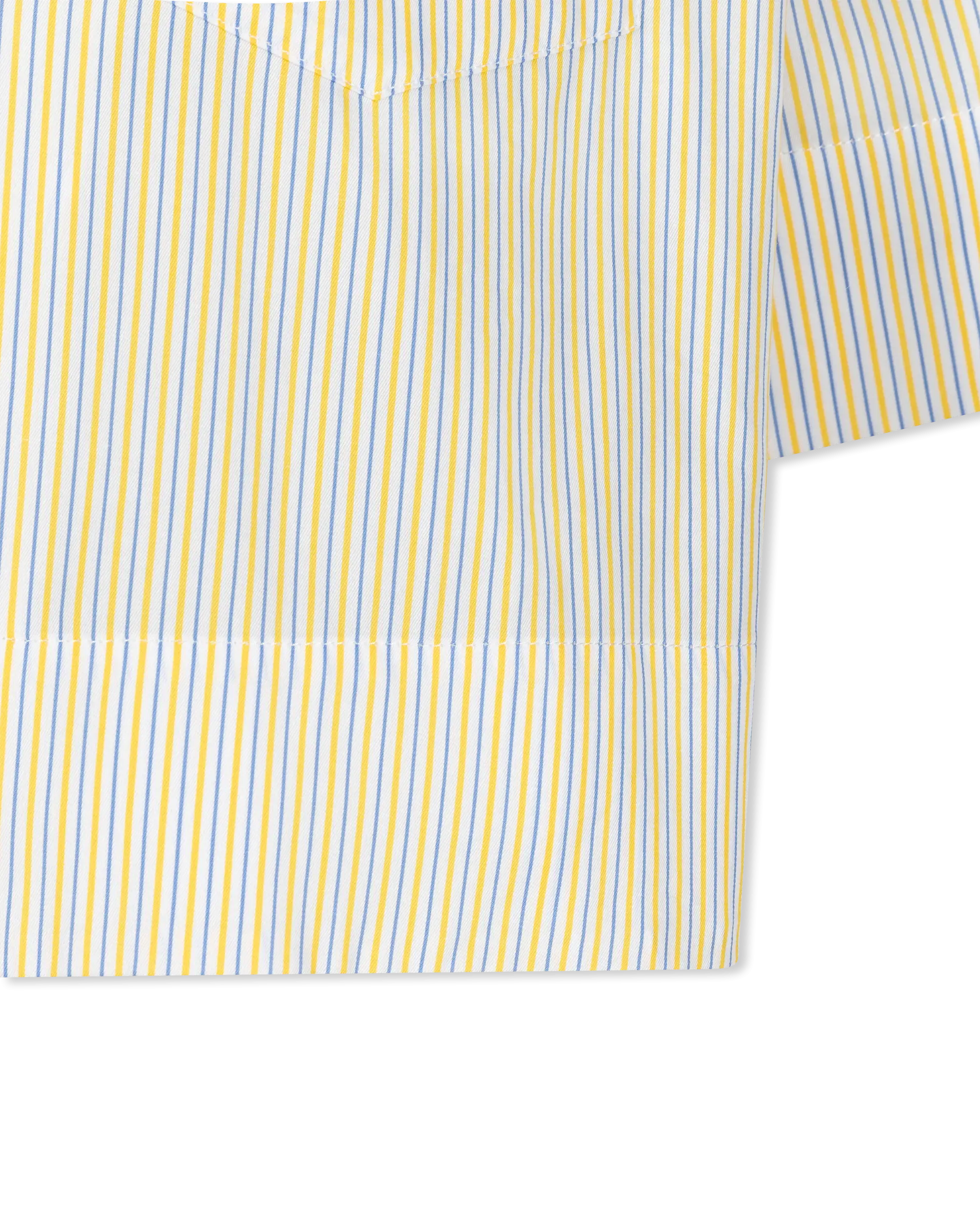 Striped Cropped Pyjama Shirt