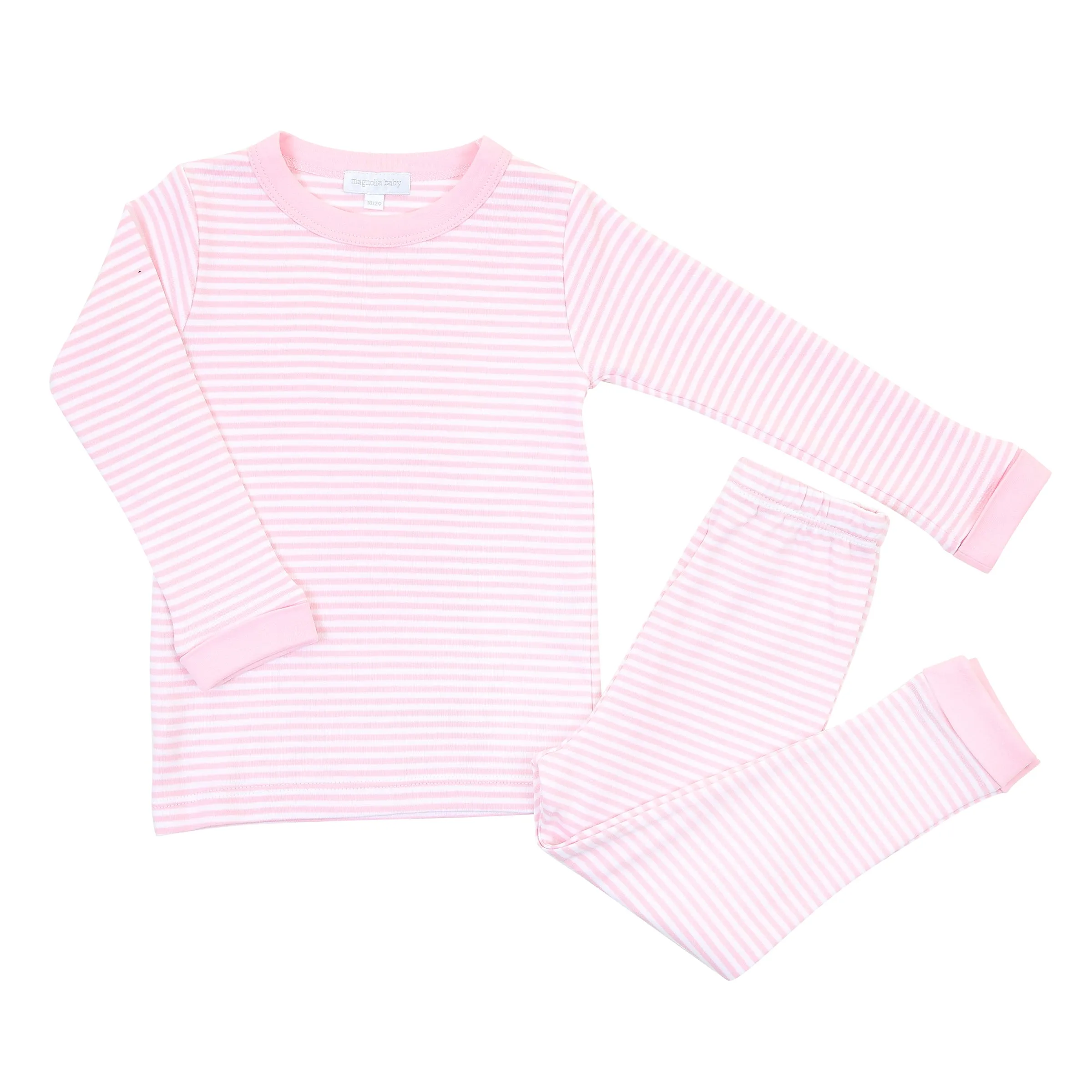 Striped Essentials Long Pajamas