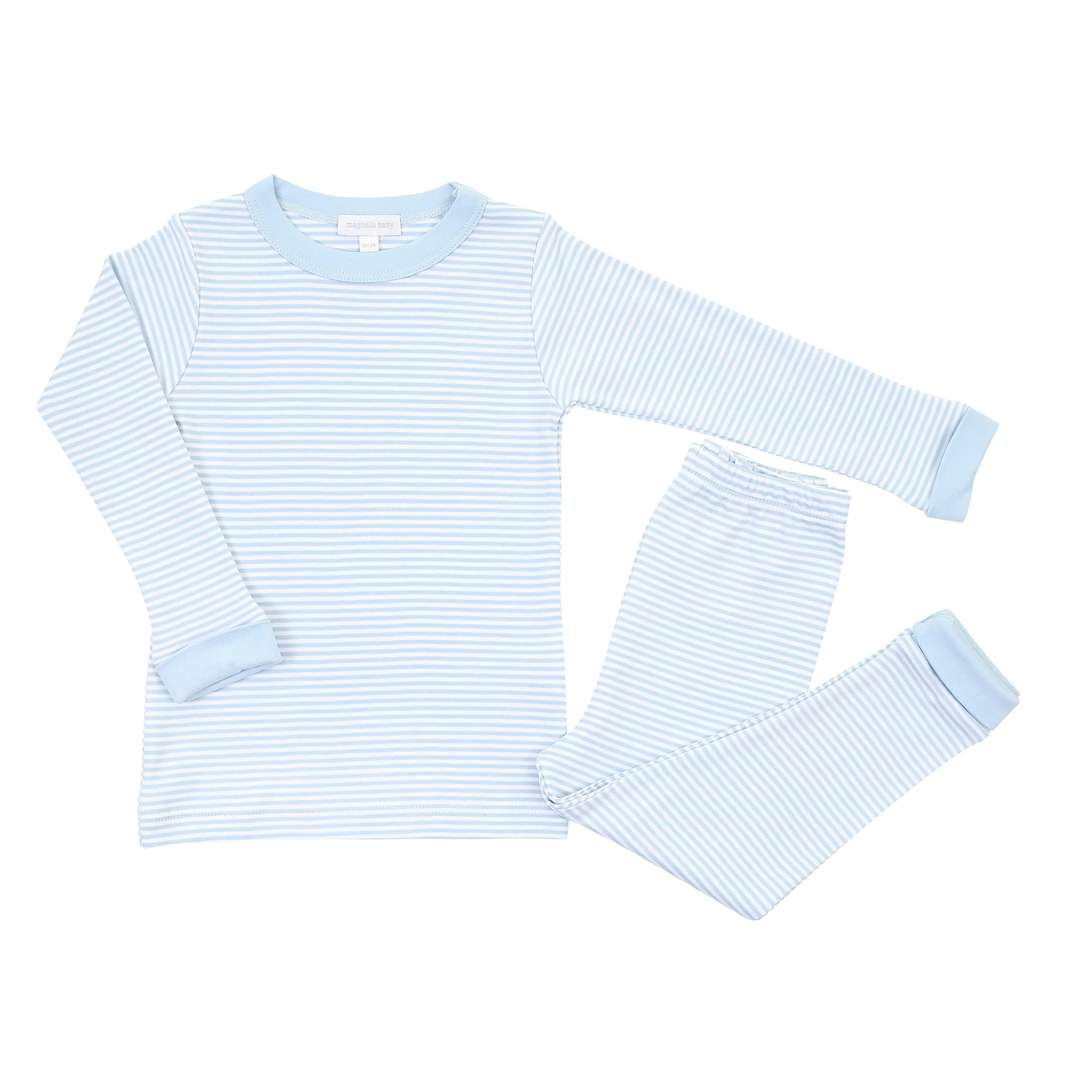 Striped Essentials Long Pajamas