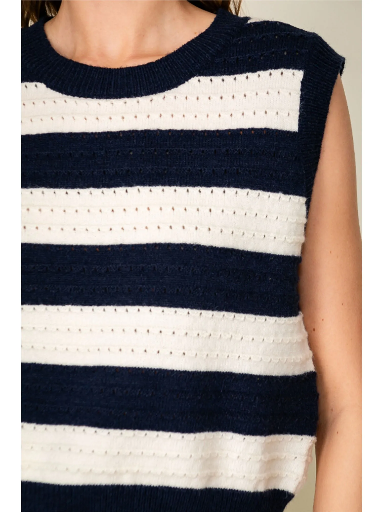 Striped Sweater Vest