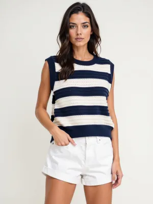 Striped Sweater Vest