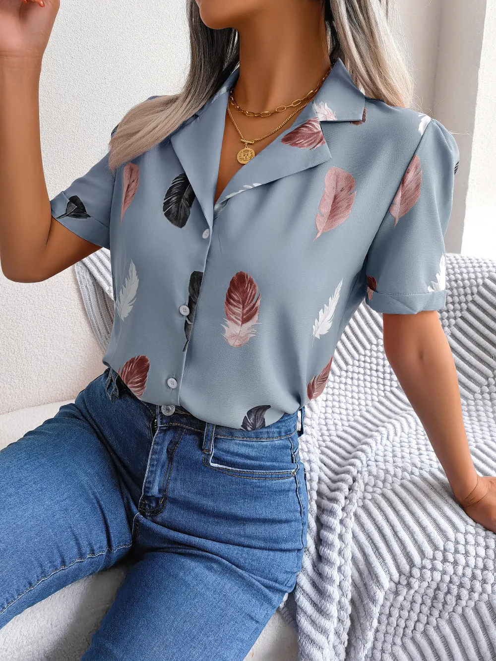 Summer Elegant Relaxed Shirt