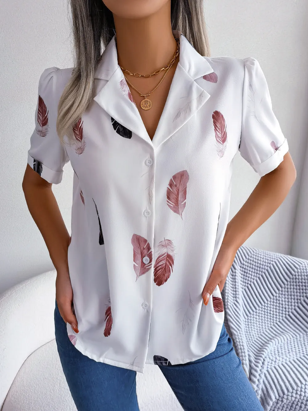 Summer Elegant Relaxed Shirt