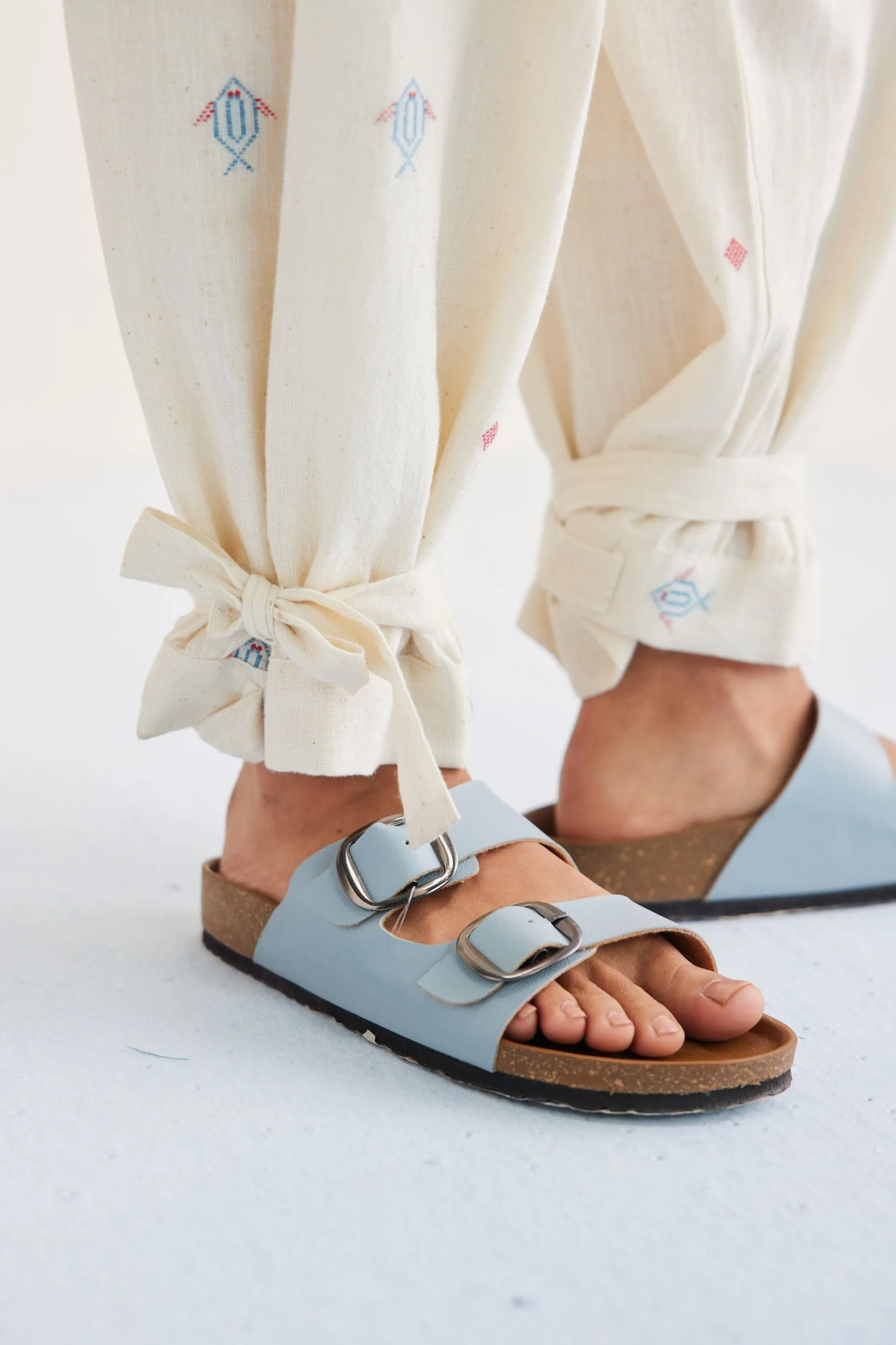 Swim Free Handwoven Kala Cotton Trousers