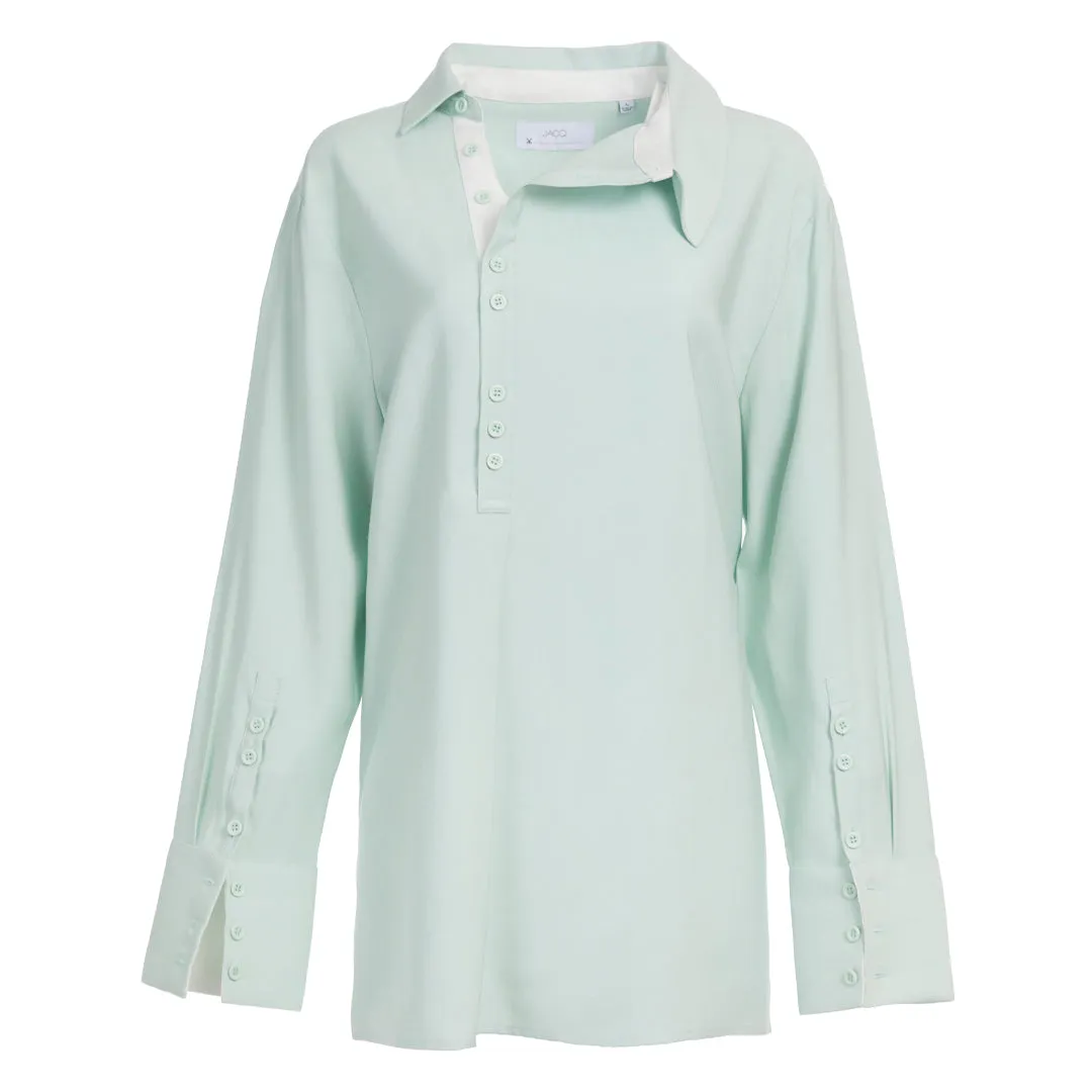 TAYLOR TOP DESERT SAGE & IVORY COMBO