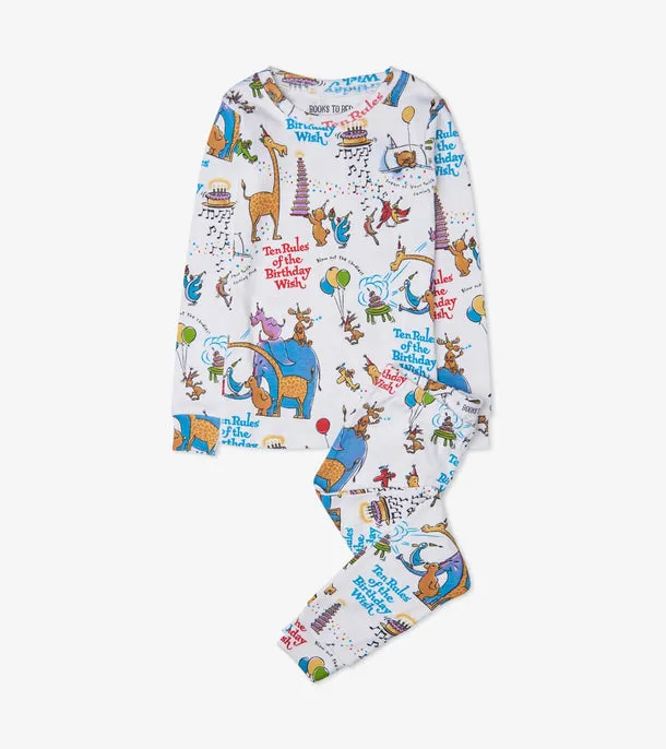 Ten Rules of The Birthday Wish Pajama Set- Flat Pack w/Book