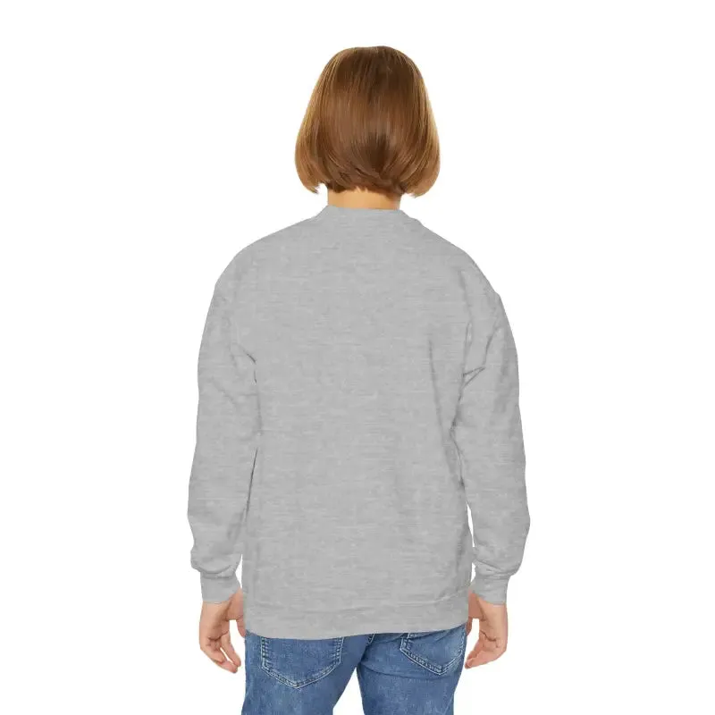 Too Much Action Youth Crewneck Sweatshirt Vibe