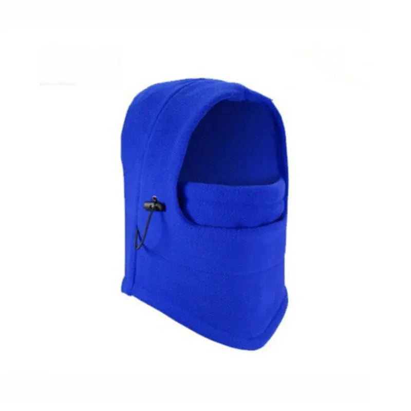 Unisex Women Men Polar Fleece Hood Hat Casual  Beanie Ski Snow Cap Snood Scarf Warmer Thermal