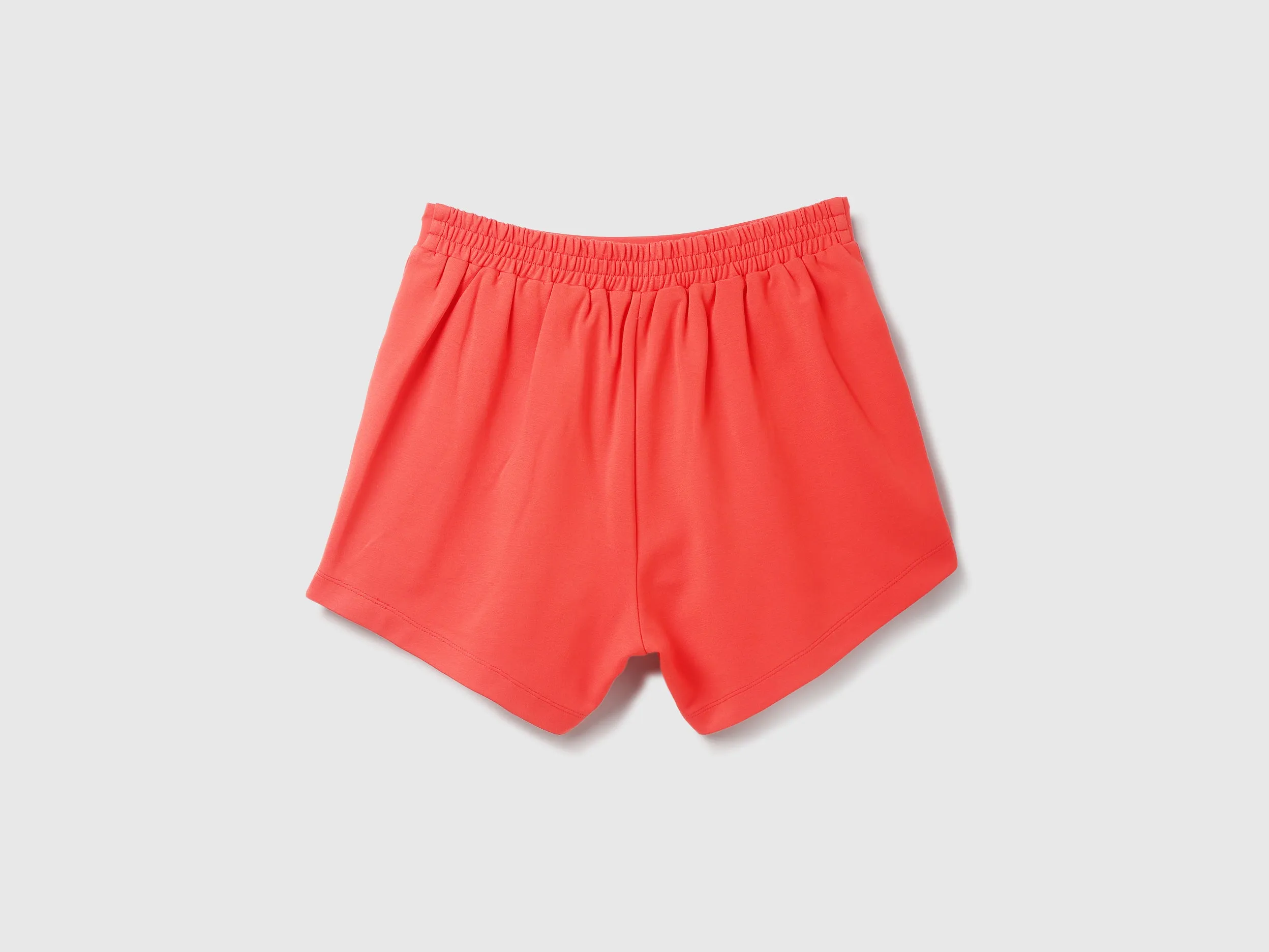 Viscose Blend Solid Regular Length Women Shorts
