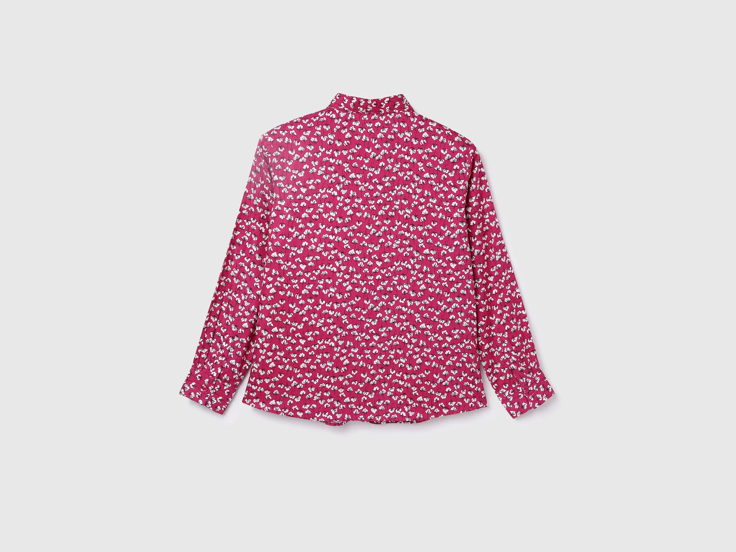 Viscose Printed Spread Collar Women Shirts
