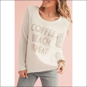 White Letter Print Sweater: so Comfy, Youll Actually Want to Wear it  🤪 Needful Things