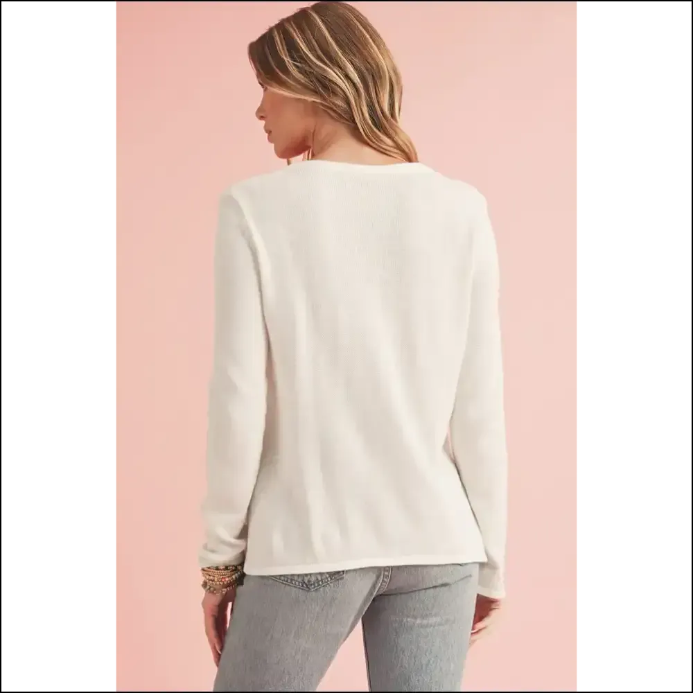 White Letter Print Sweater: so Comfy, Youll Actually Want to Wear it  🤪 Needful Things