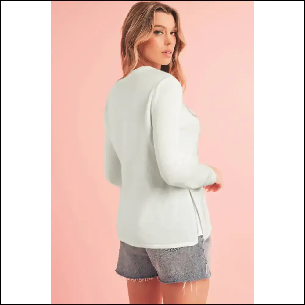 White Letter Print Sweater: so Comfy, Youll Actually Want to Wear it  🤪 Needful Things