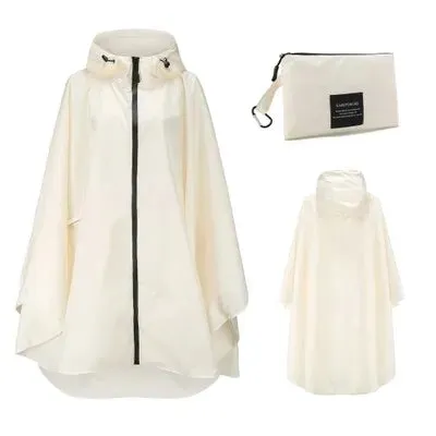 Women Men Poncho Raincoat - Waterproof Tent Cover for Outdoors Hiking and Biking