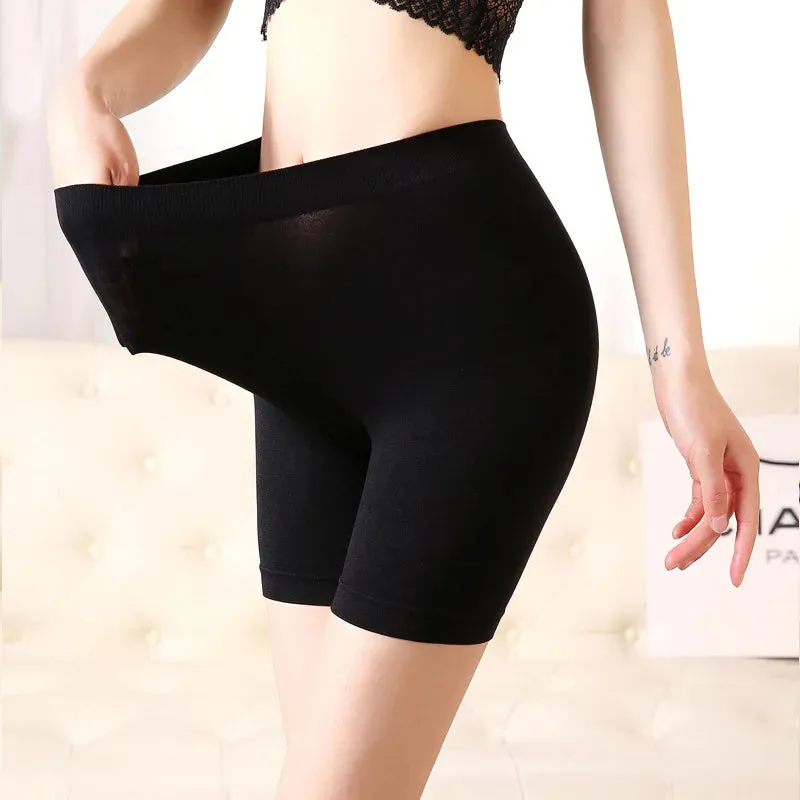 Women's High Waist Safety Shorts - Anti-Chafing Seamless Boyshorts