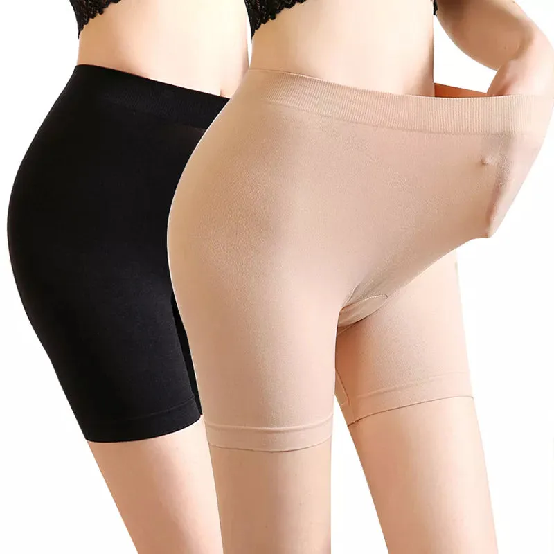 Women's High Waist Safety Shorts - Anti-Chafing Seamless Boyshorts