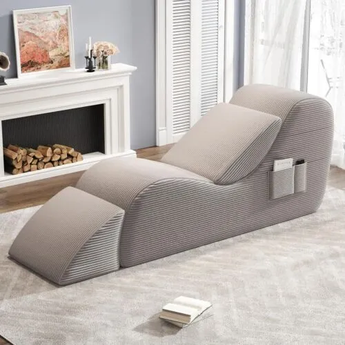 Yoga Recliner Yoga Chair Chaise Lounge Relieve Stress Yoga Sofa For Living Room