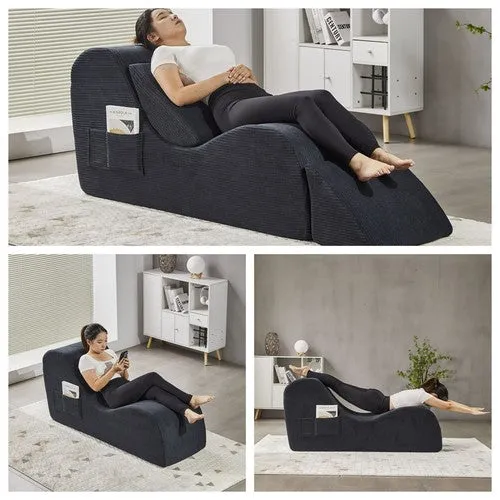 Yoga Recliner Yoga Chair Chaise Lounge Relieve Stress Yoga Sofa For Living Room