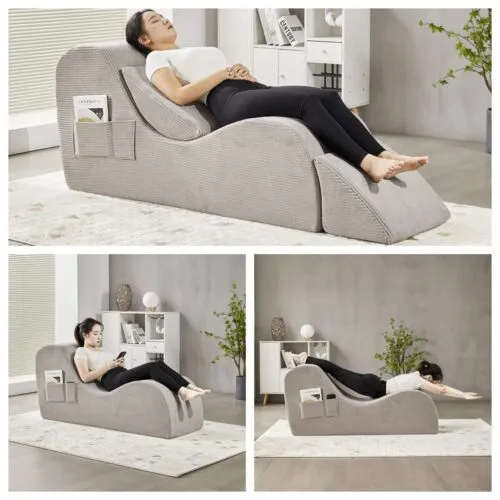 Yoga Recliner Yoga Chair Chaise Lounge Relieve Stress Yoga Sofa For Living Room